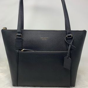Kate Spade New York Cameron Pocket Tote in Black